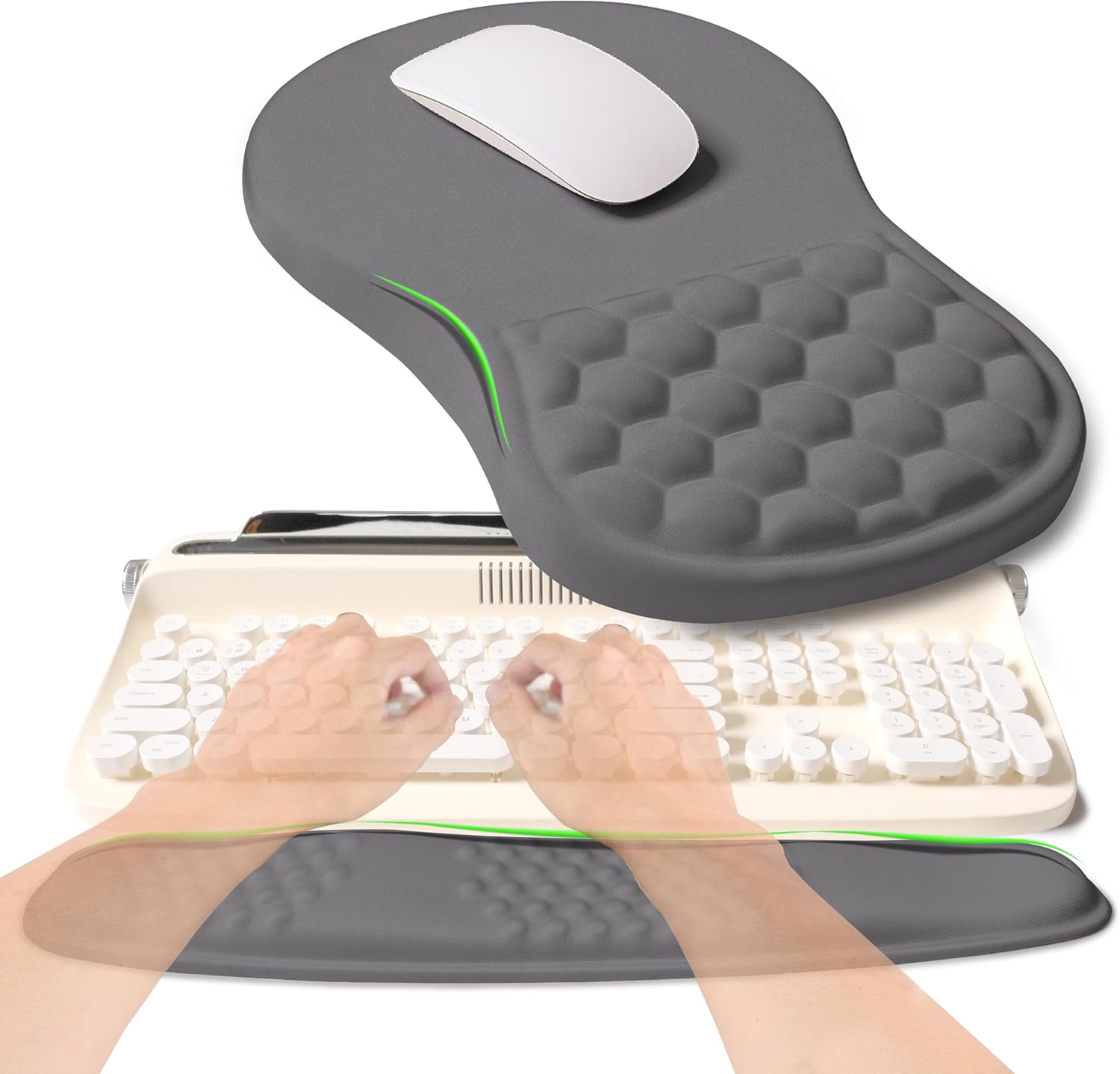 2-in-1 Ergonomic Set for Wrist Support and Pain Relief