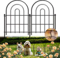 Garden Fence Panels 17 in High x 12.6 ft Long - Easy No-Tool Install