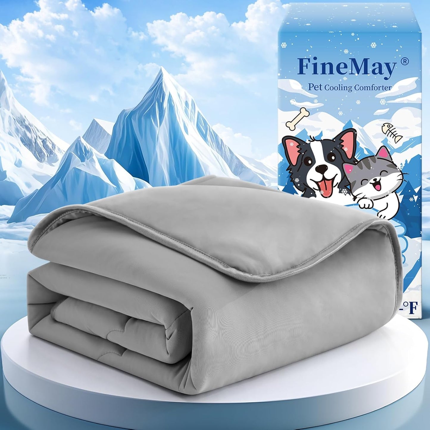 Cooling Blanket for Dogs - Lightweight Durable Dog Mat