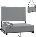 Stadium Seats with Back Support - Wide Padded Bleacher Chair