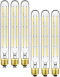 E26 LED Light Bulb 8W Dimmable T10 Tubular Bulb 75 Watt Equivalent
