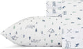 Twin XL Cotton Percale Sheet Set - Crisp, Cool Dorm Bedding