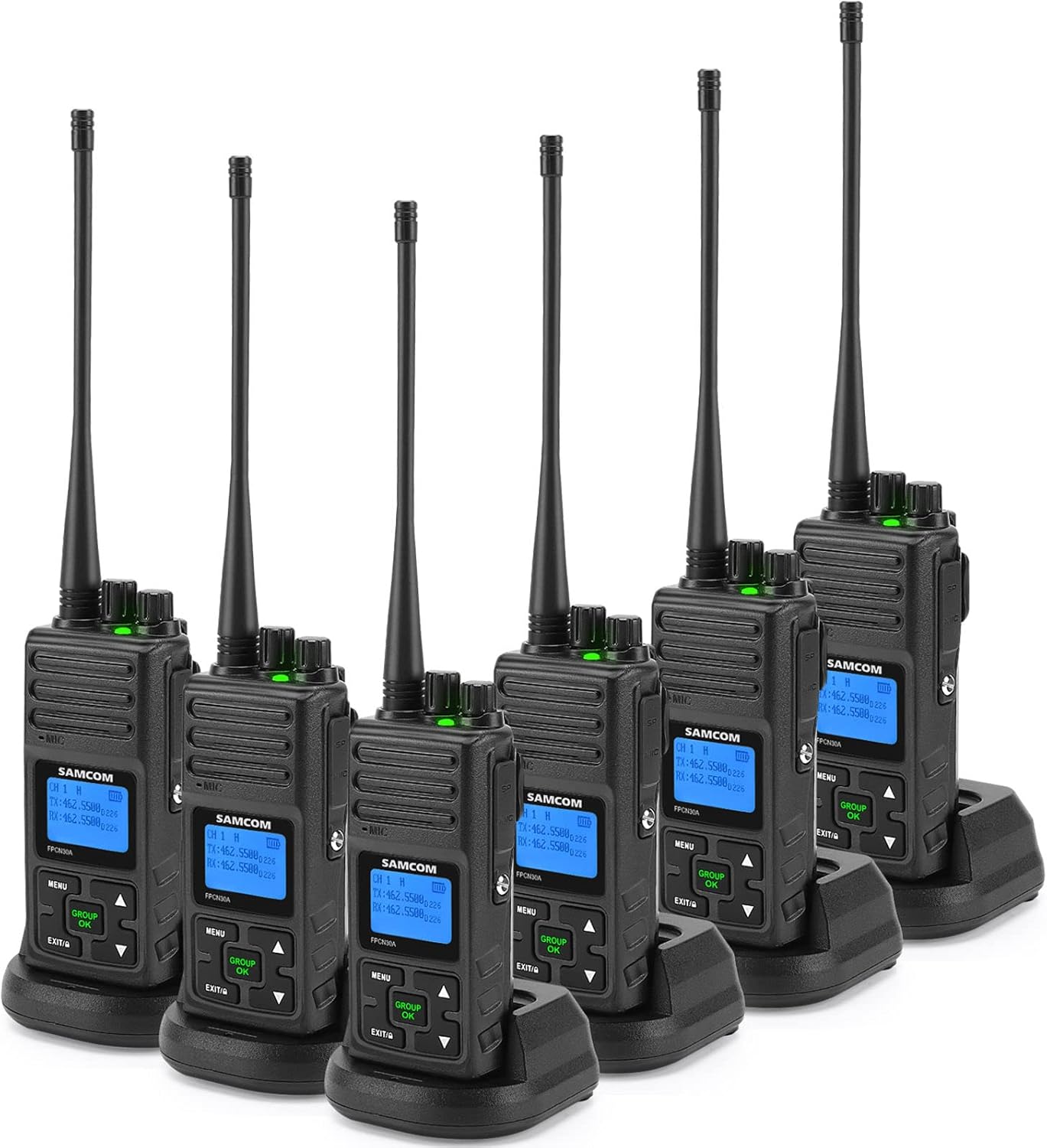 SAMCOM FPCN30A Two Way Radios Long Range Walkie Talkies