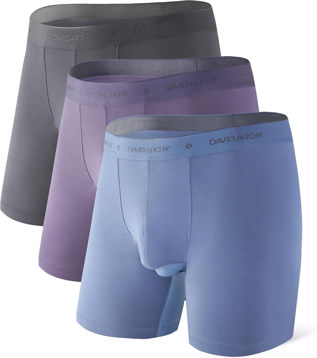 Ultra Soft Modal Dual Pouch Trunks for Men by DAVID ARCHY