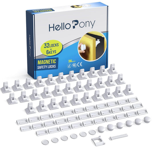 Upgraded Magnetic Cabinet Locks for Baby Proofing Safety