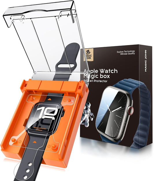 HD Transparent Screen Protector 2 Pack for Apple Watch Series 9/8/7 41MM - Scratch Resistant