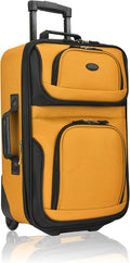 U.S. Traveler 20ft Lightweight Rolling Carry On Luggage - Practical