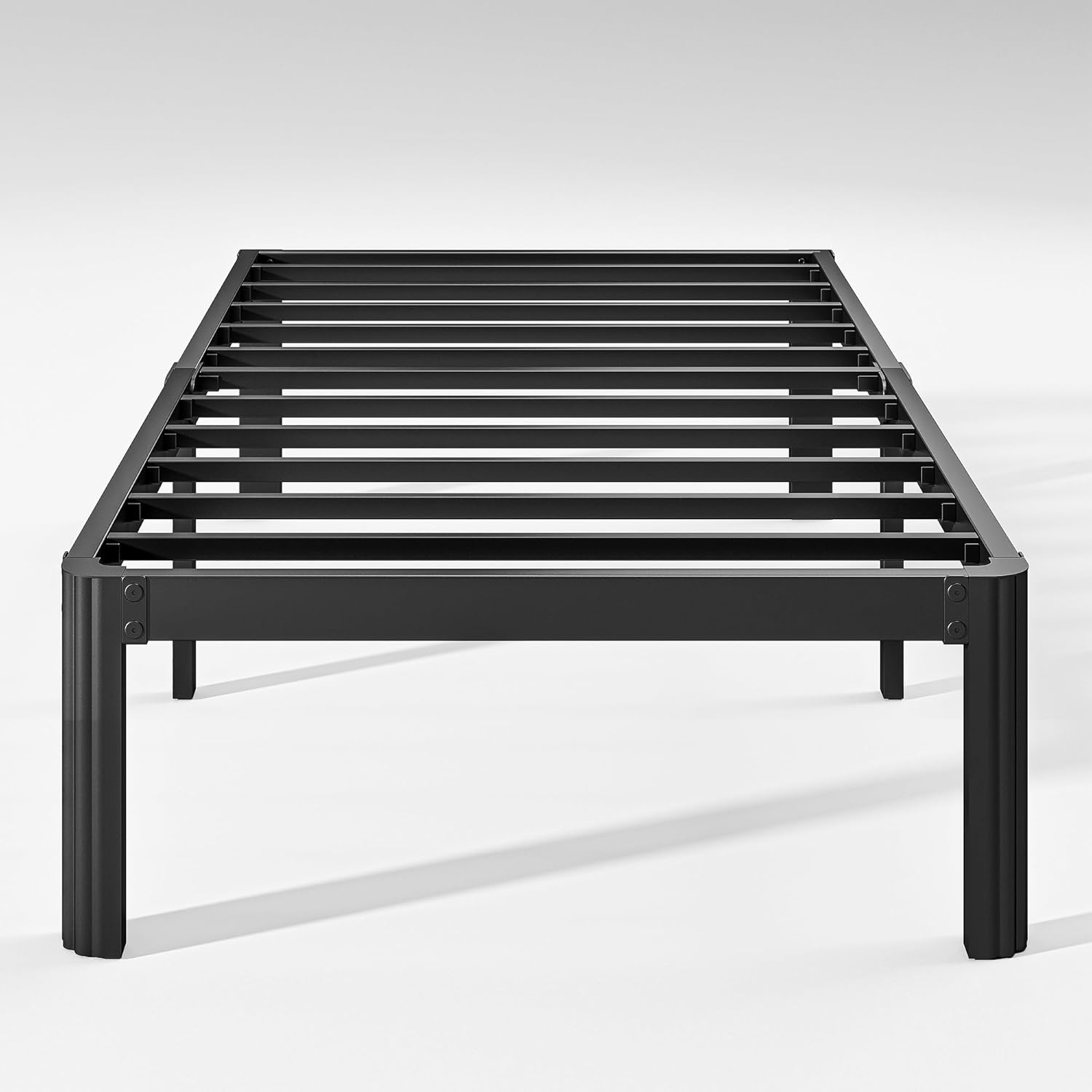 Heavy Duty Twin Bed Frame with Easy Assembly and Storage