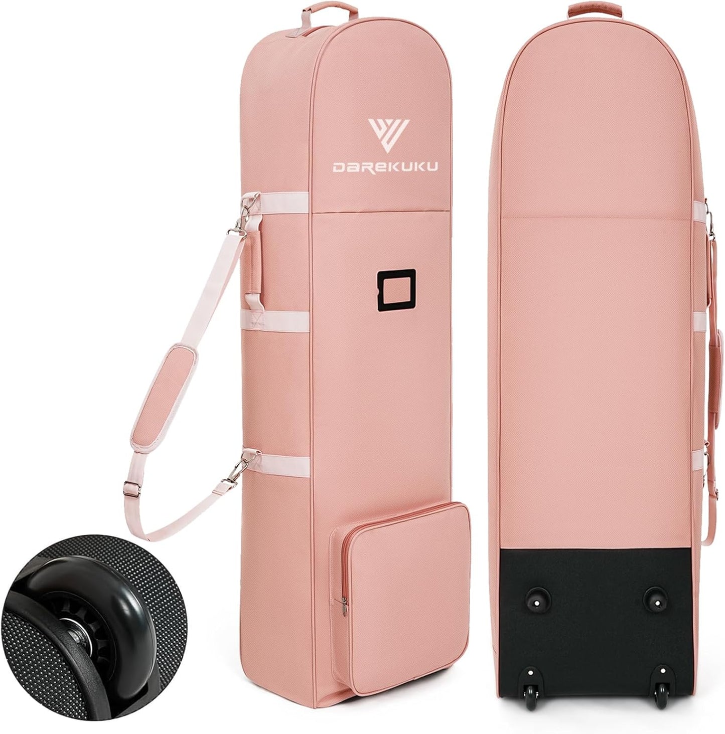 Durable Golf Travel Bags for Airlines with Adjustable Support