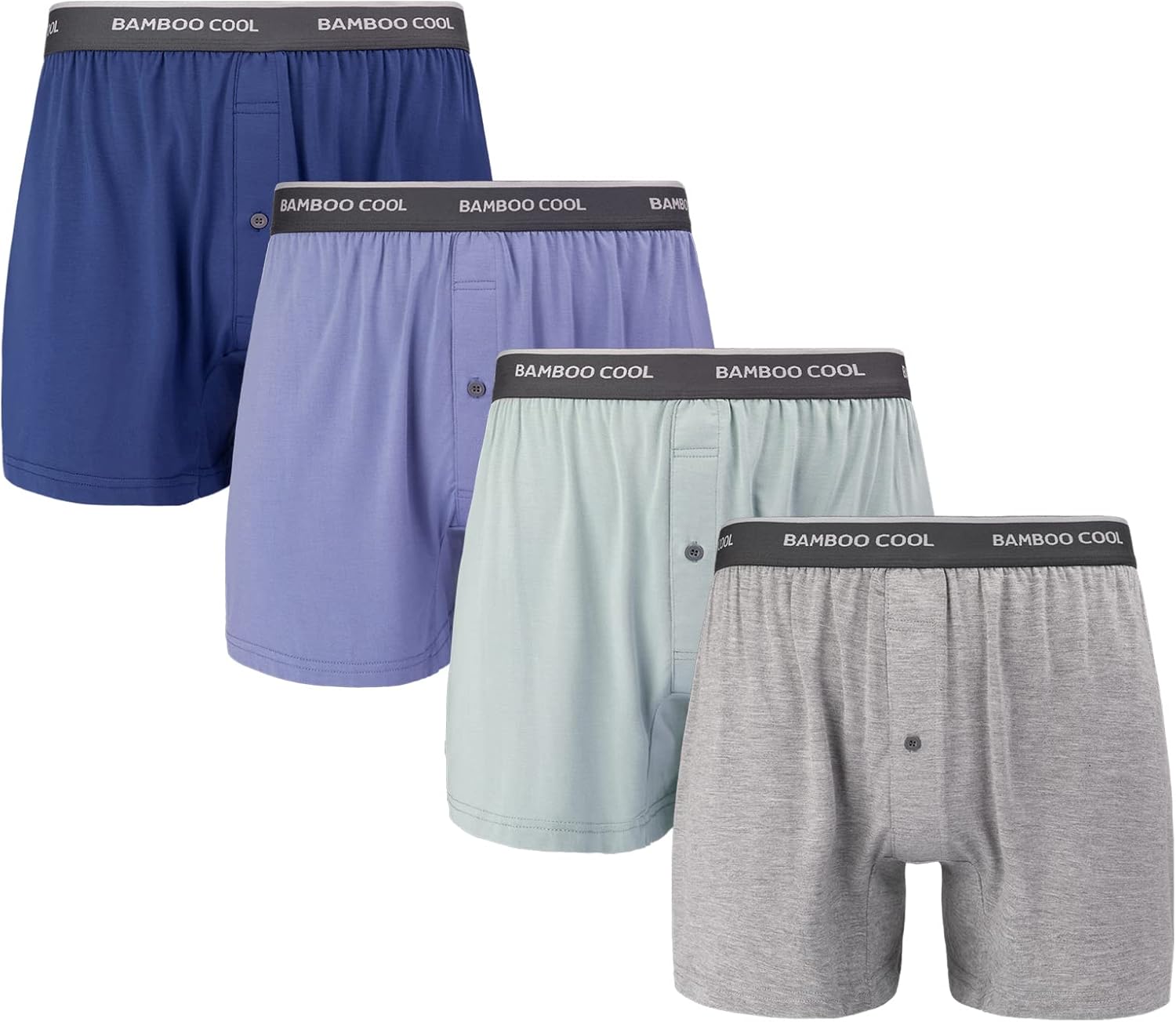 Ultra-Breathable Men's Bamboo Boxer Shorts for All-Day Comfort
