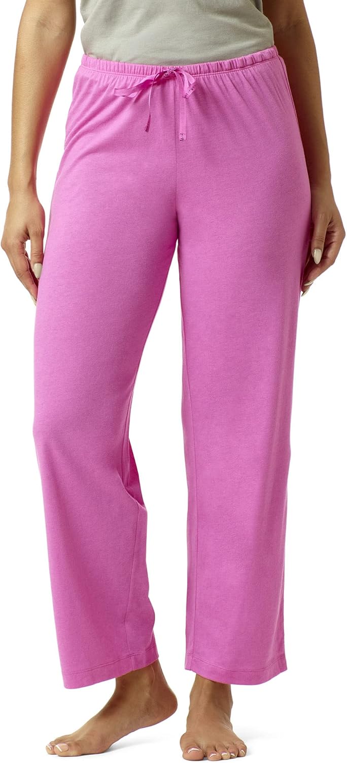 HUE womens Basic Printed Knit Capri Pajama Sleep Pant Review