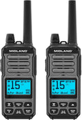 Midland GXT67 Pro GMRS Two Way Radio 2 Pack - Long Range, Rugged