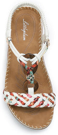 Women Braided Bohemian Arch Support Flat Sandals - Comfortable Summer