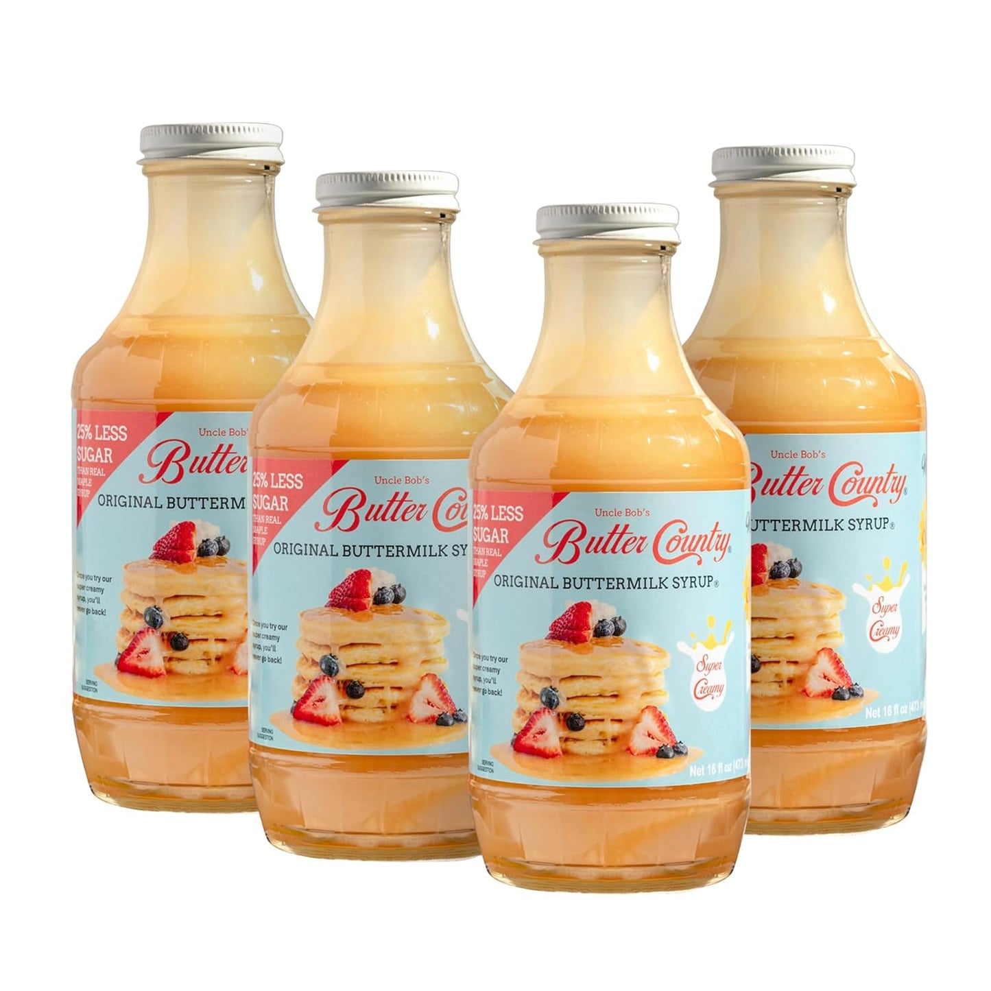 Uncle Bob's Butter Country Original Buttermilk Syrup for Breakfast