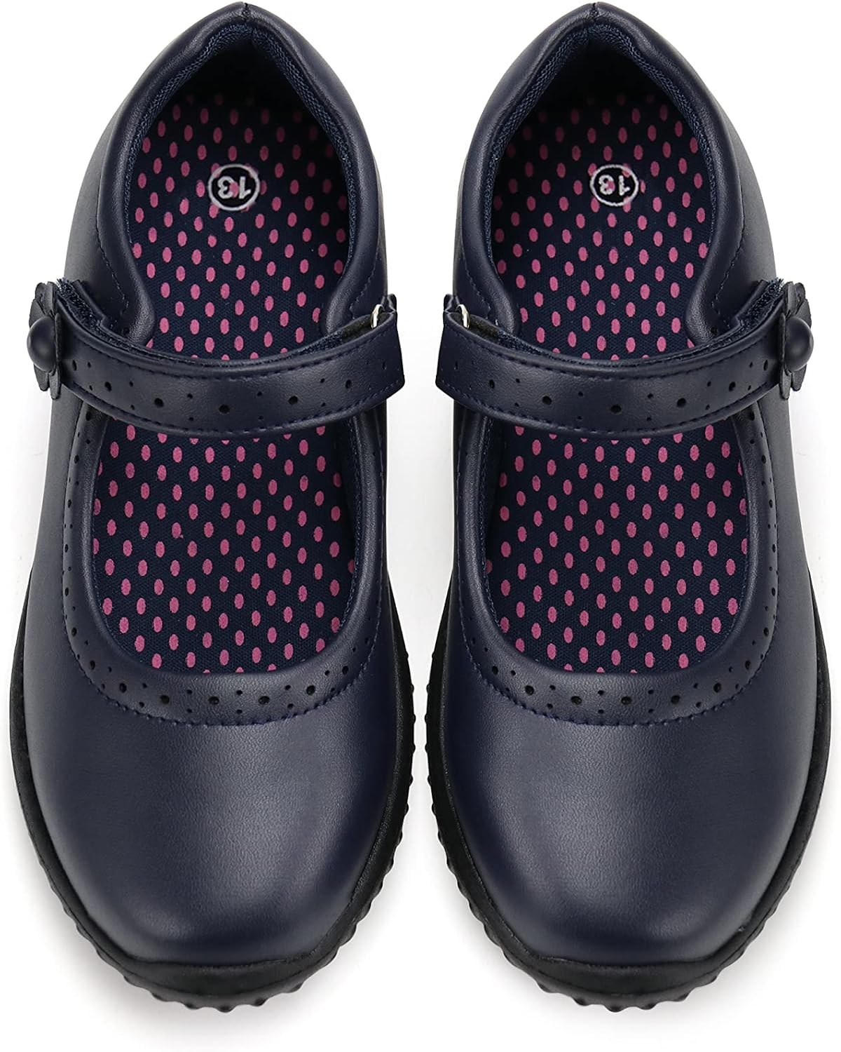 JABASIC Girl's Mary Jane School Uniform Shoes for Comfort