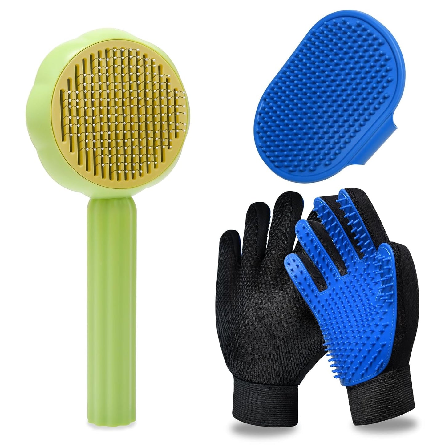 GJEASE Self-Cleaning Pet Grooming Glove