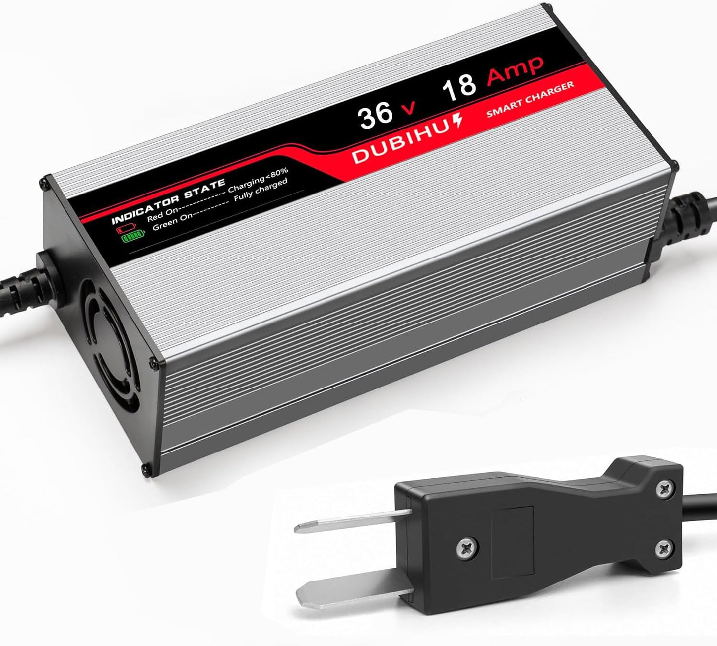 36V 18A Golf Cart Battery Charger with Intelligent Charging System