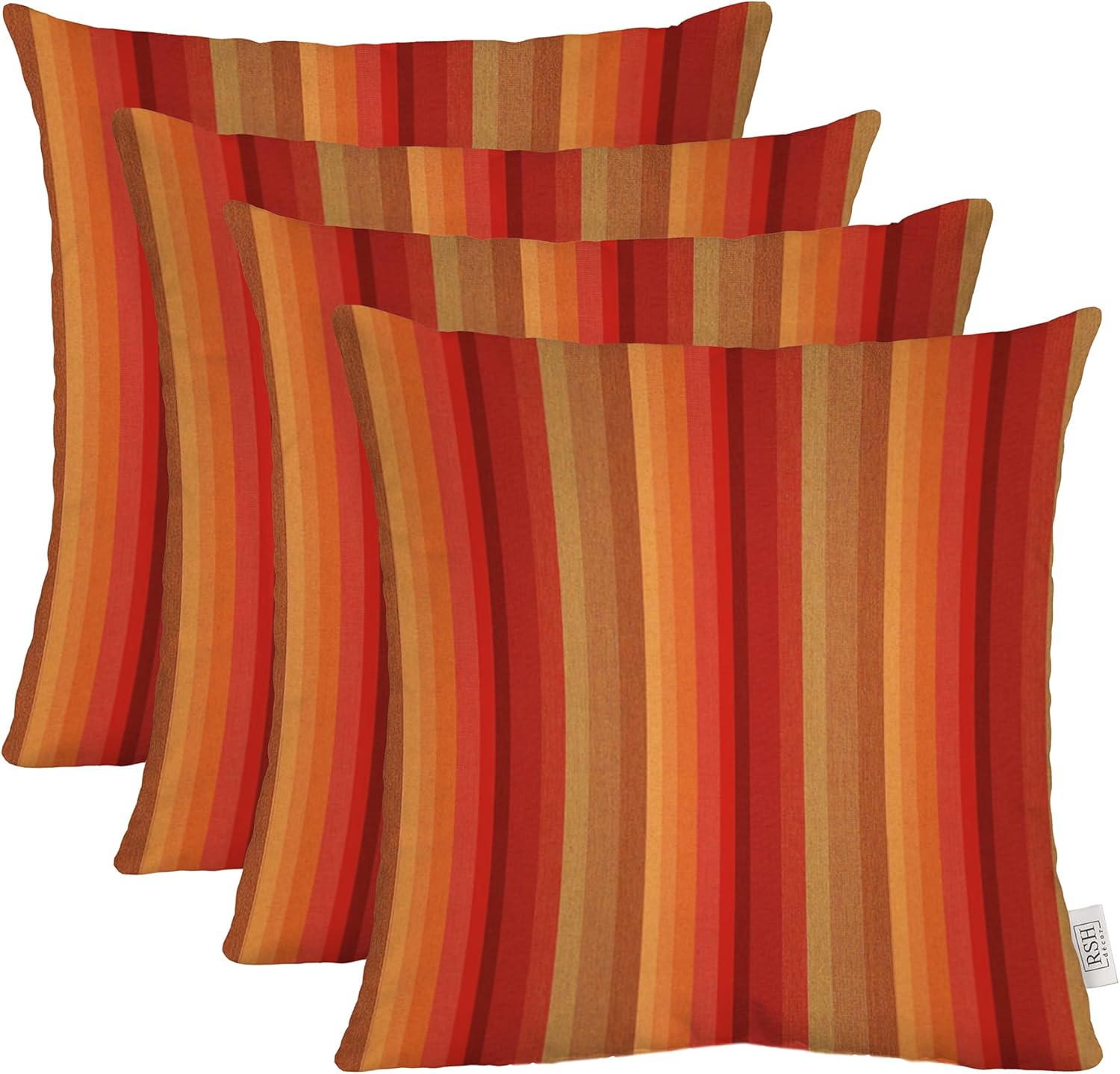 Sunbrella Square Throw Pillows Set of 4 for Outdoor Comfort