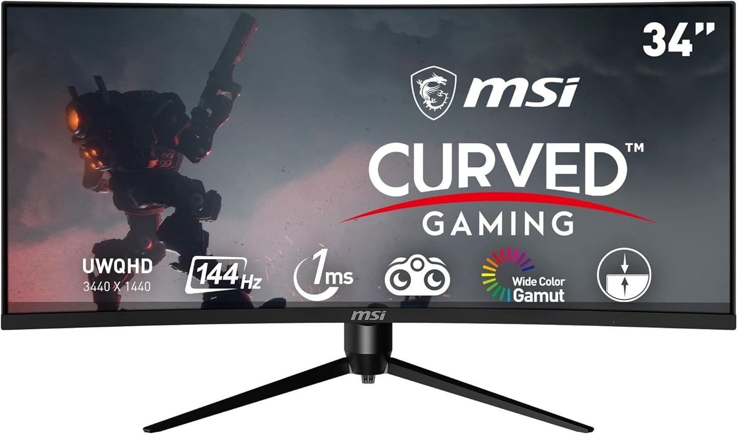MSI Optix MAG342CQR: Immersive Gaming 34 Curved Monitor