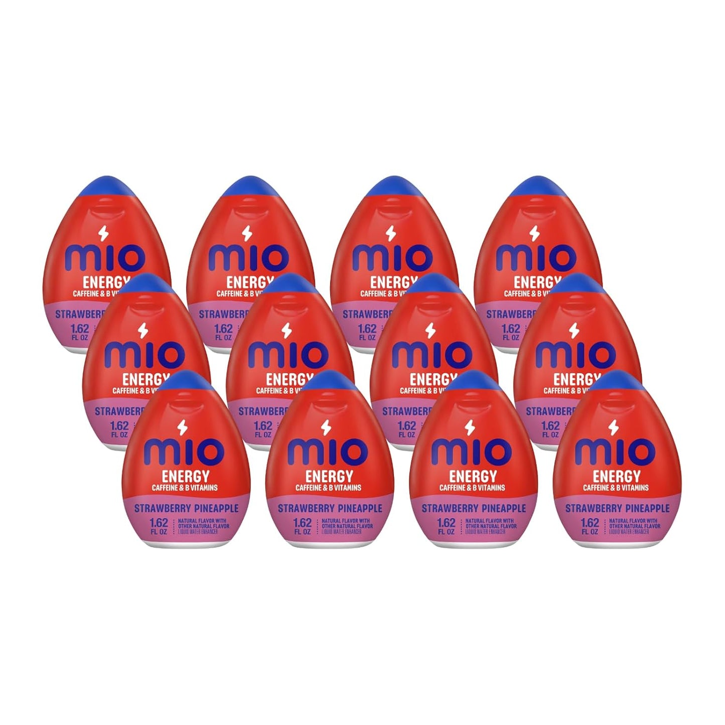 Mio Energy Liquid Water Enhancer, Strawberry Pineapple Smash Flavor