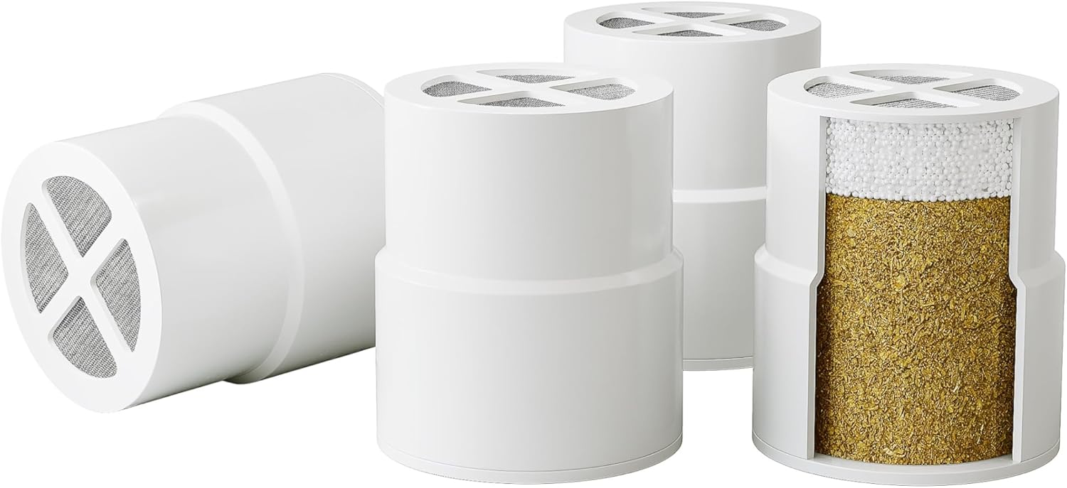 Replacement Cartridges for Jolie Shower Head Filter - 4 pcs