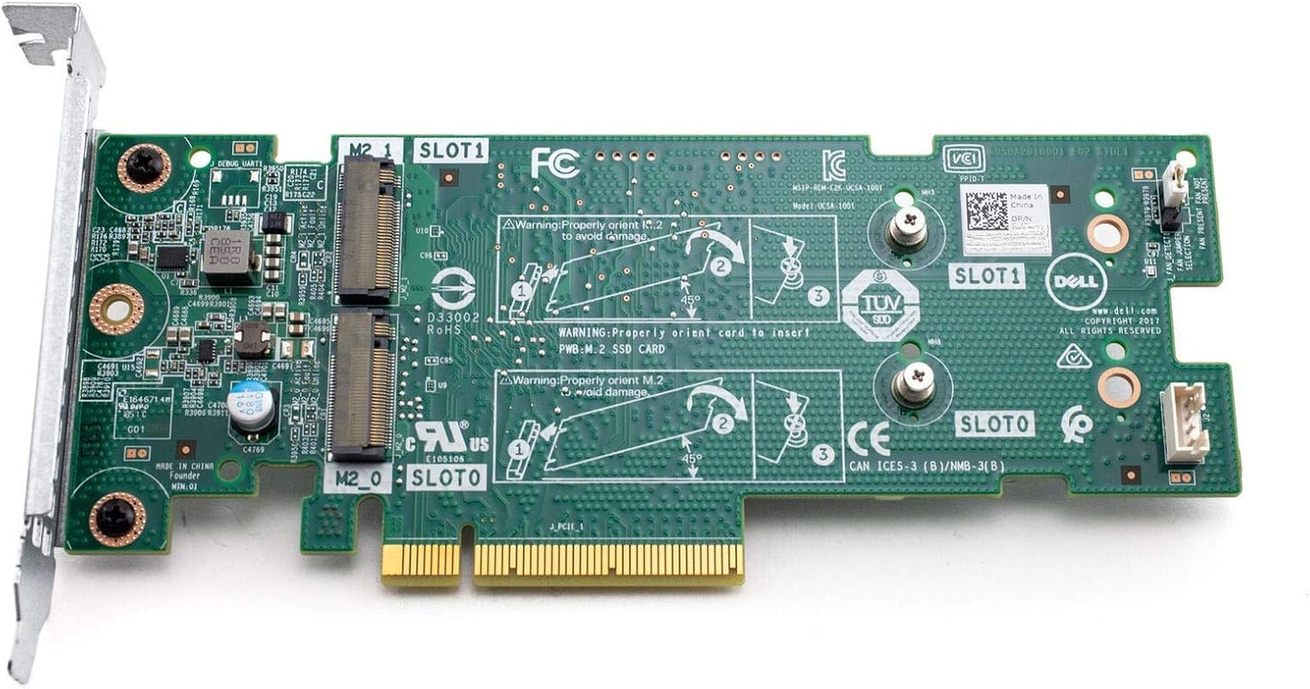 Dell Dual M.2 Slot NVMe SSD PCIe Adapter Card for High Performance