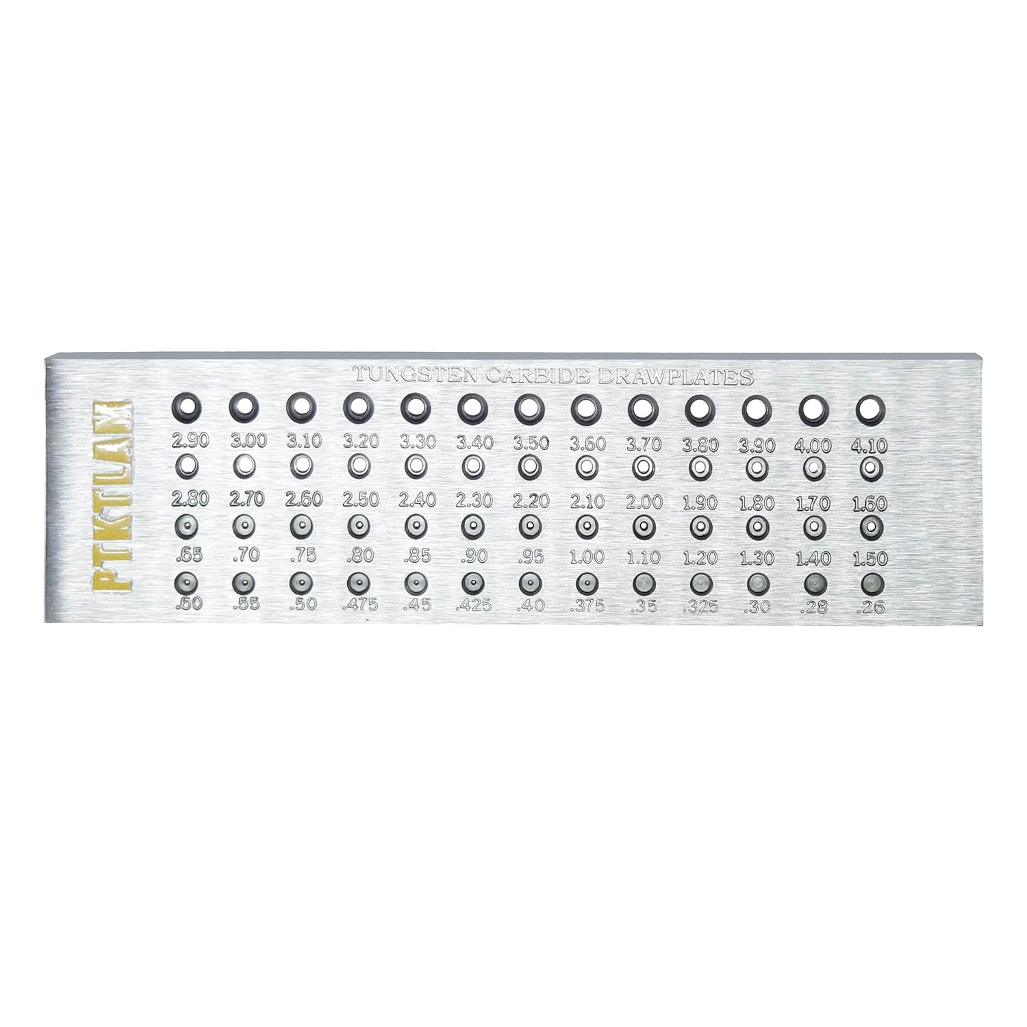 Jewelry Wire Drawplate for Jewelry Wire Making with 52 Holes