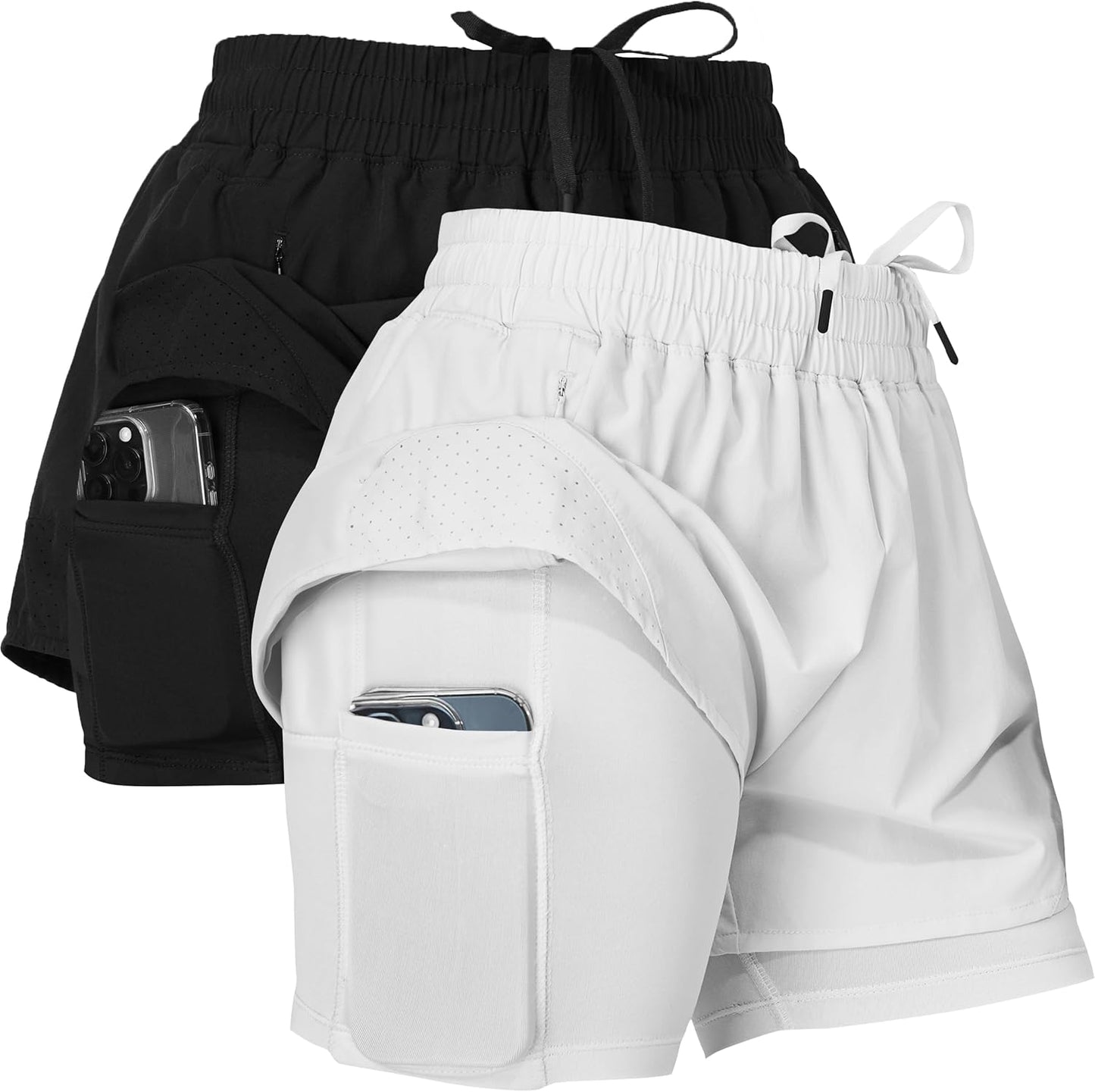 Ultra Performance Gym Shorts Women Pack of 2 for Every Workout
