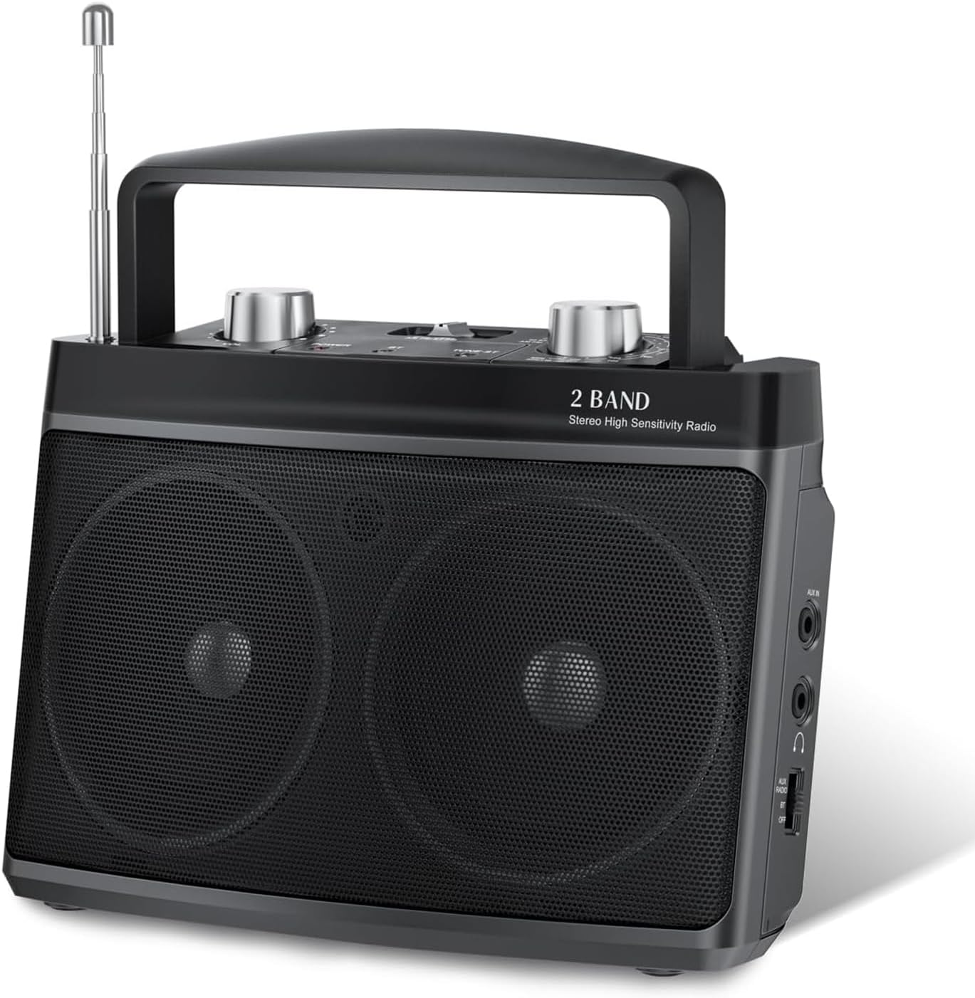 Portable AM FM Radio with Strong Reception for Home & Outdoor