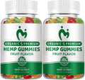 Organic Hemp Gummies 2 Pack - High Potency Vegan Relief