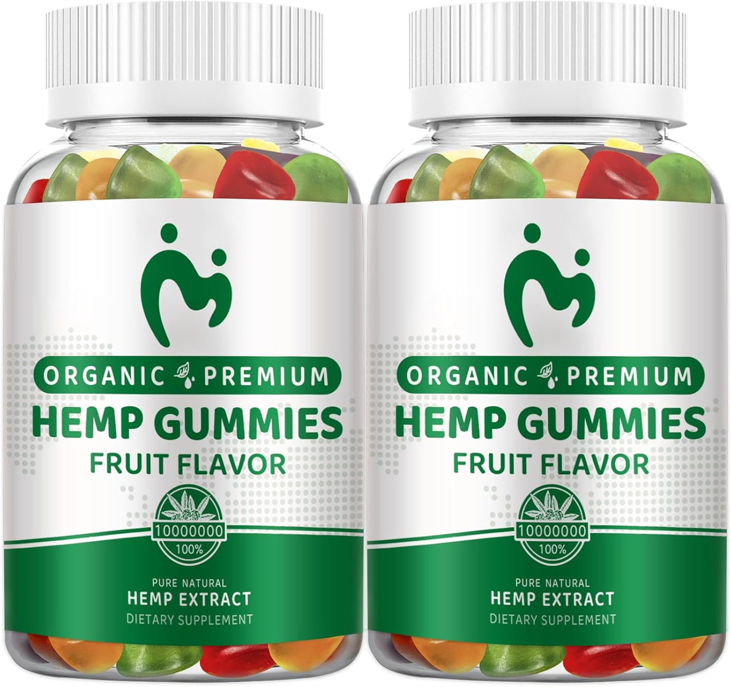 Organic Hemp Gummies 100% Natural Pure Hemp Oil Extract