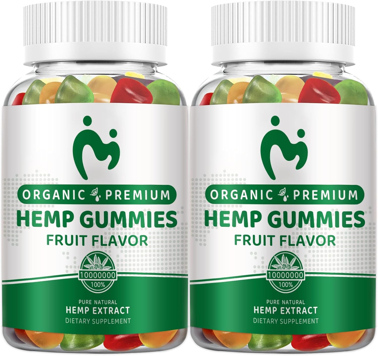 Organic Hemp Gummies 100% Natural Pure Hemp Oil Extract