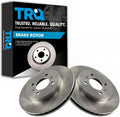 TRQ Front Brake Rotors Set Vented Compatible with 2002-2006 Mitsubishi