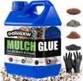 Rock Glue for Landscaping 64oz - Fast Drying Mulch Binder for Gravel