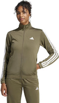 adidas Women's Tricot 3-Stripes Track Top - Semi-Fitted Classic