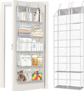 Over the Door Organizer 5 Tiers 10 Compartments - Extra Large Storage