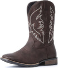 Cowboy Boots For Men Square Toe Western Boot - Durable Retro