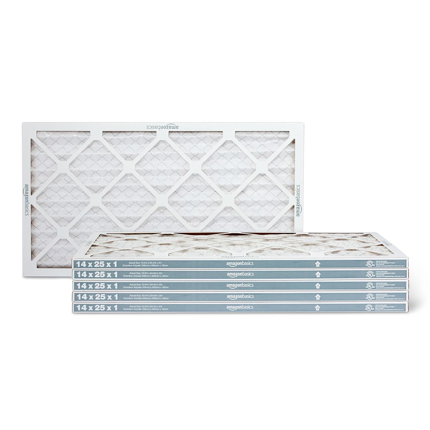 Merv 5 AC Furnace Air Filter 14x25x1 inches for Cleaner Air