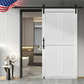 40in x 84in MDF Barn Door with Sliding Hardware Kit for Home