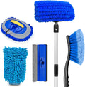 65in Car Wash Brush with Long Handle - Scratch-Free Cleaning Kit