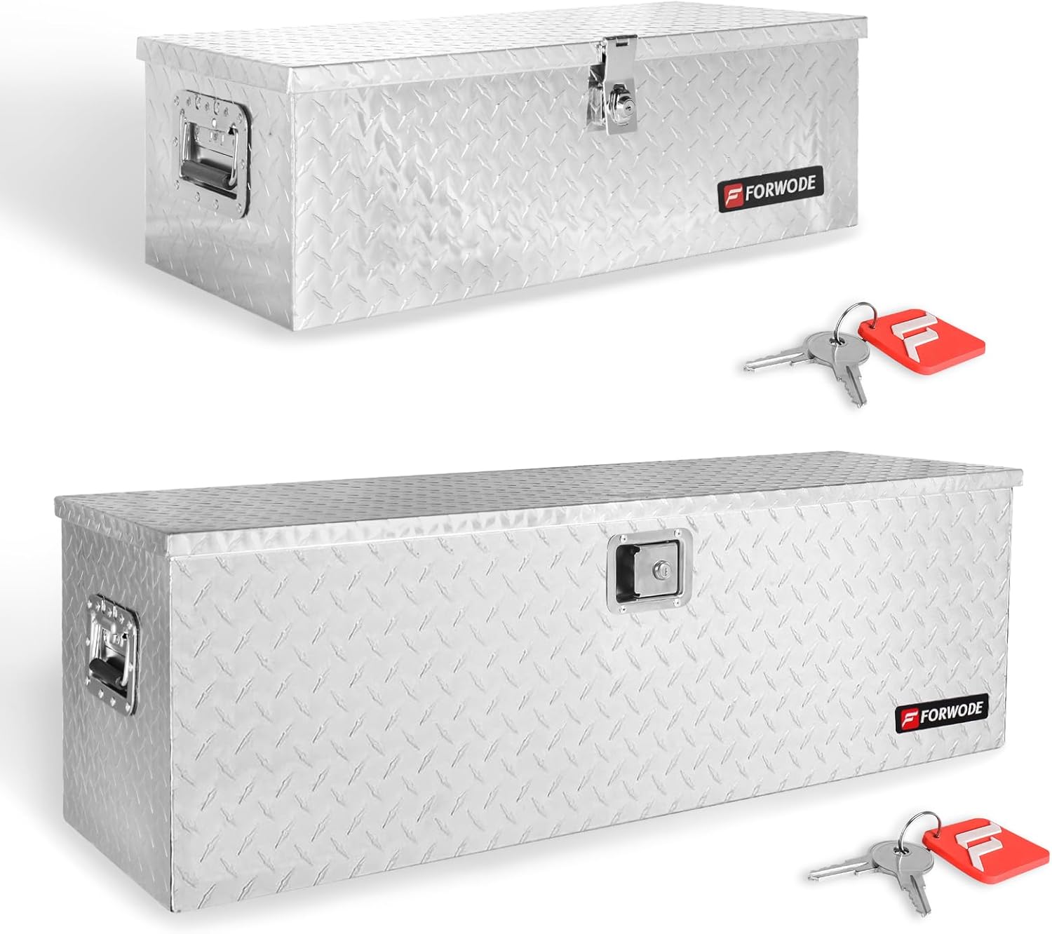 FORWODE Truck Bed Tool Box - Heavy Duty Aluminum Storage Solution