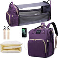 Diaper Bag Backpack Nappy Baby Bags with Portable Changing Pad