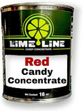 LiME LiNE Transparent Candy Concentrate Mega 16oz - Red Candy
