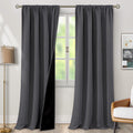 Extra Long Blackout Curtains 108in - Room Darkening Panels