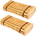 Bamboo Headrest Pillow for Sauna Neck Support and Comfort