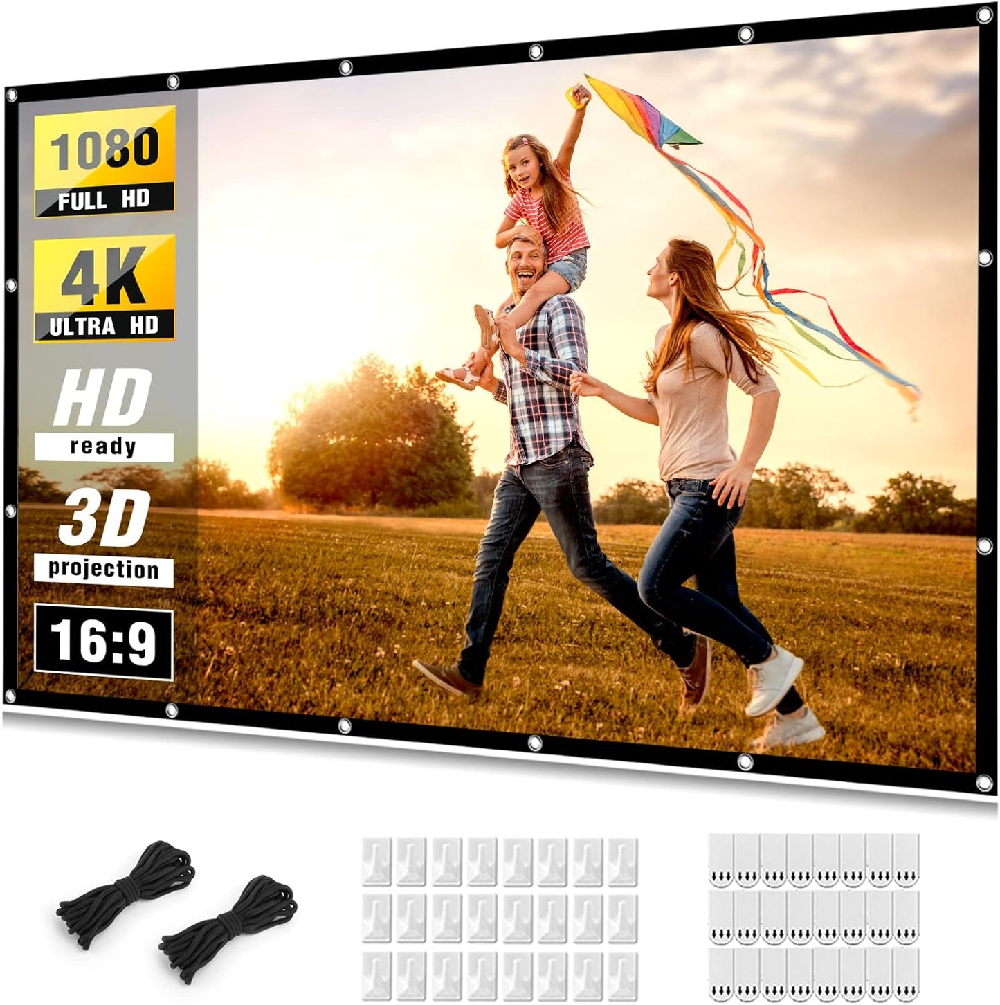 Taotique 150 4K Foldable Projector Screen