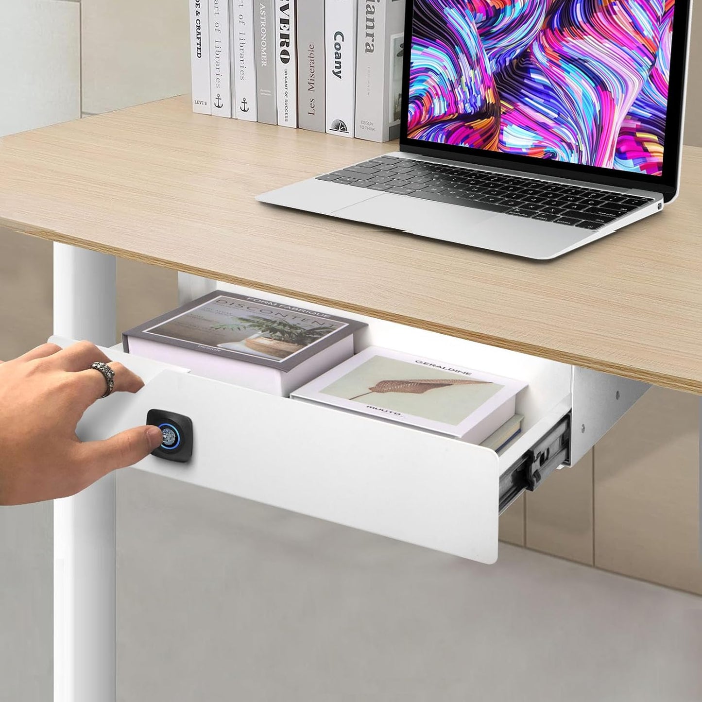 Secure Space Saver: Lumil 16 Under Desk Drawer