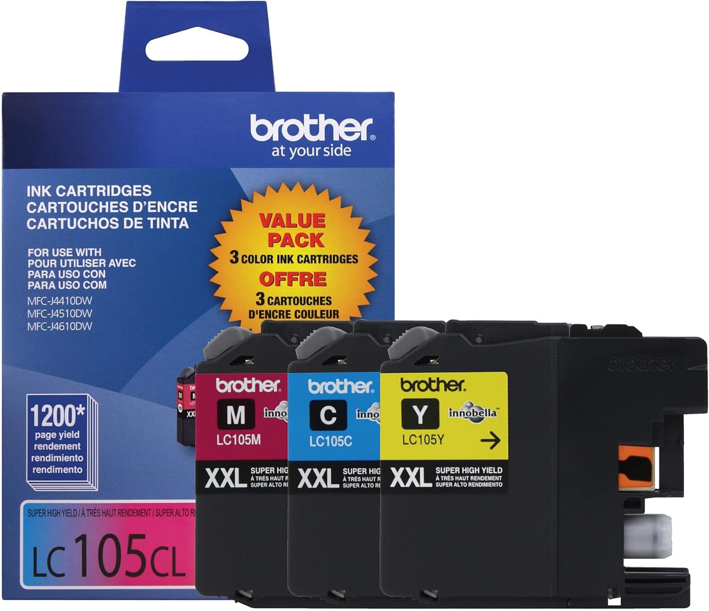 Brother Printer LC1053PKS Ink for Vibrant, Reliable Printing