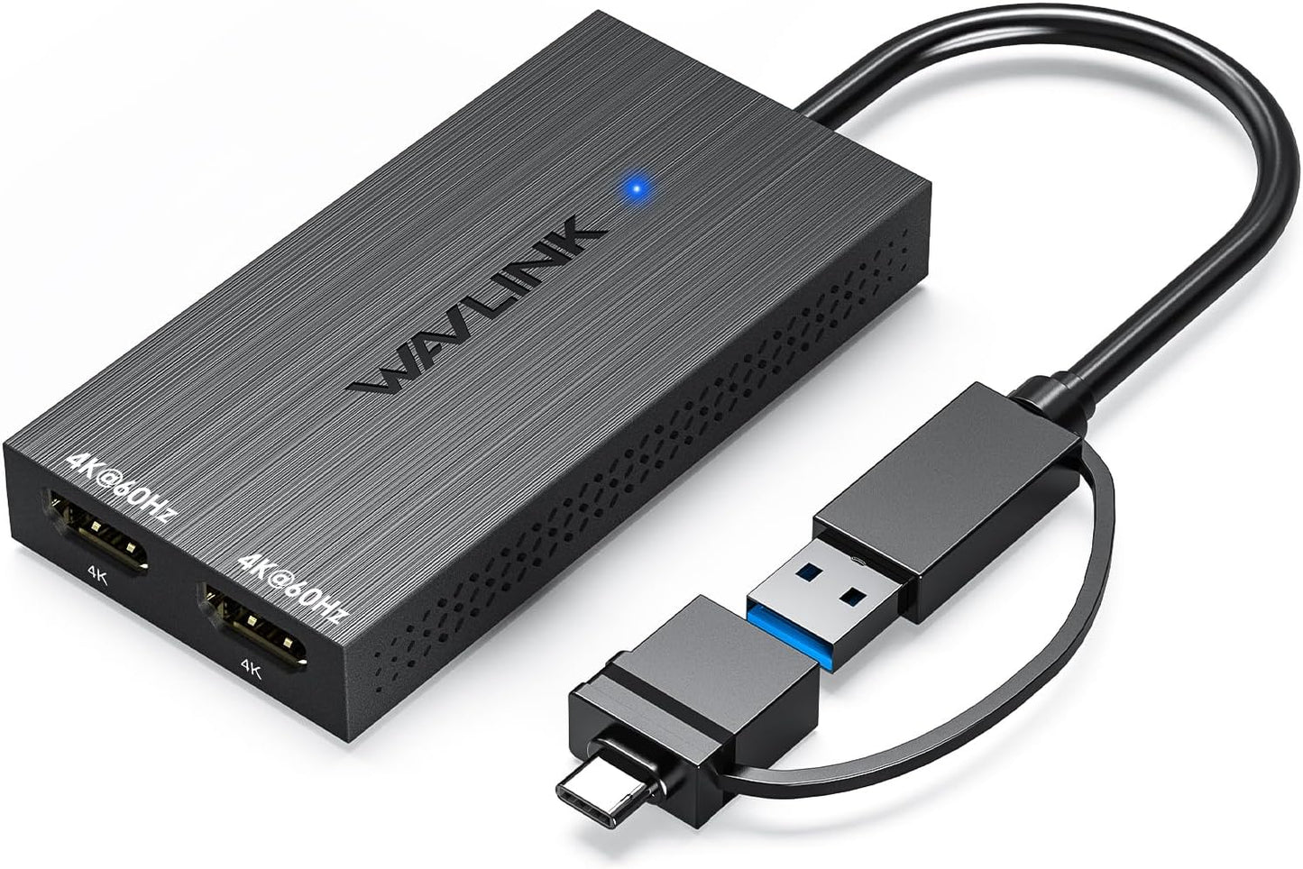 WAVLINK USB 3.0 Dual HDMI Splitter for 4K Extended Display