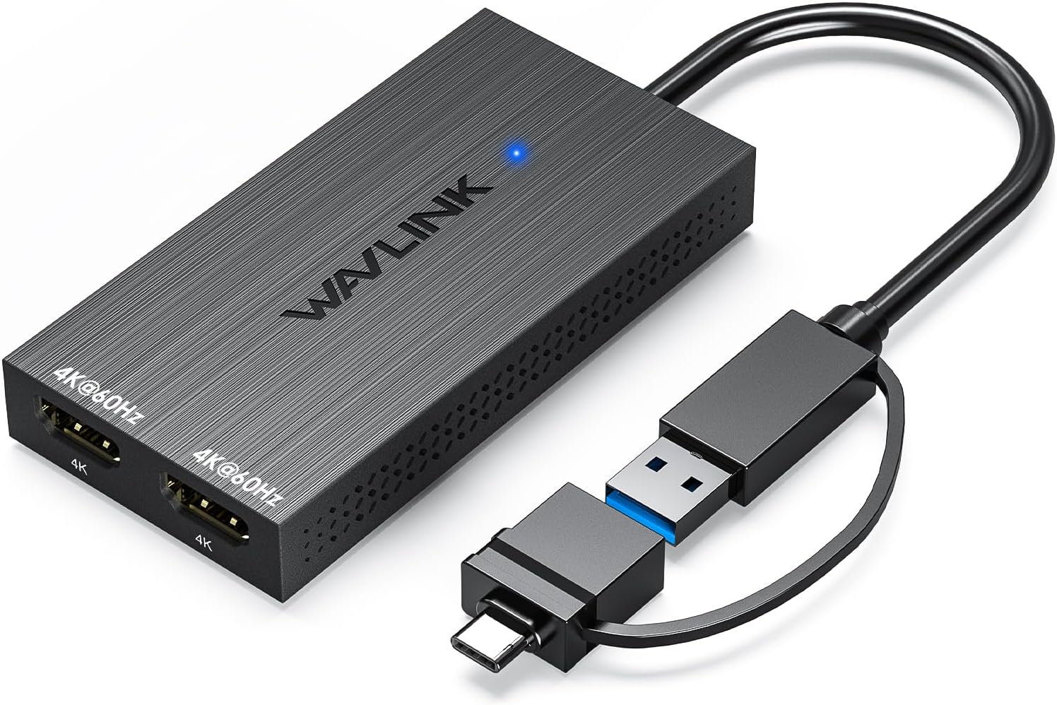 WAVLINK USB 3.0 Dual HDMI Splitter for 4K Extended Display